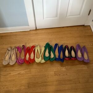 J.Crew Size 10 Colorful Women's Ballet Flats Collection